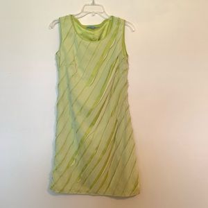Antonio Melani Highlight Green Embellished Dress